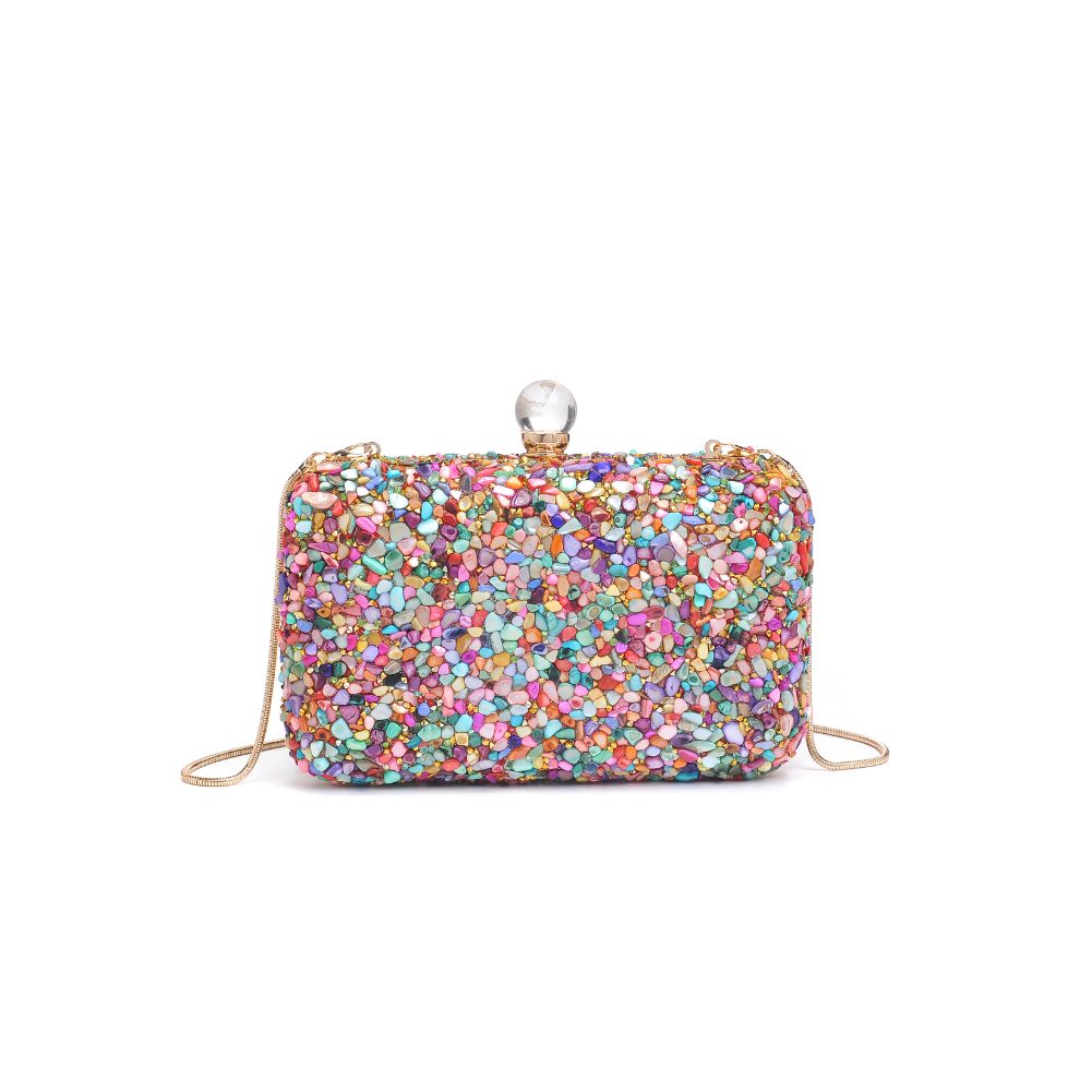 Product Image of Urban Expressions Penelope Evening Bag 840611114075 View 5 | Pink Multi