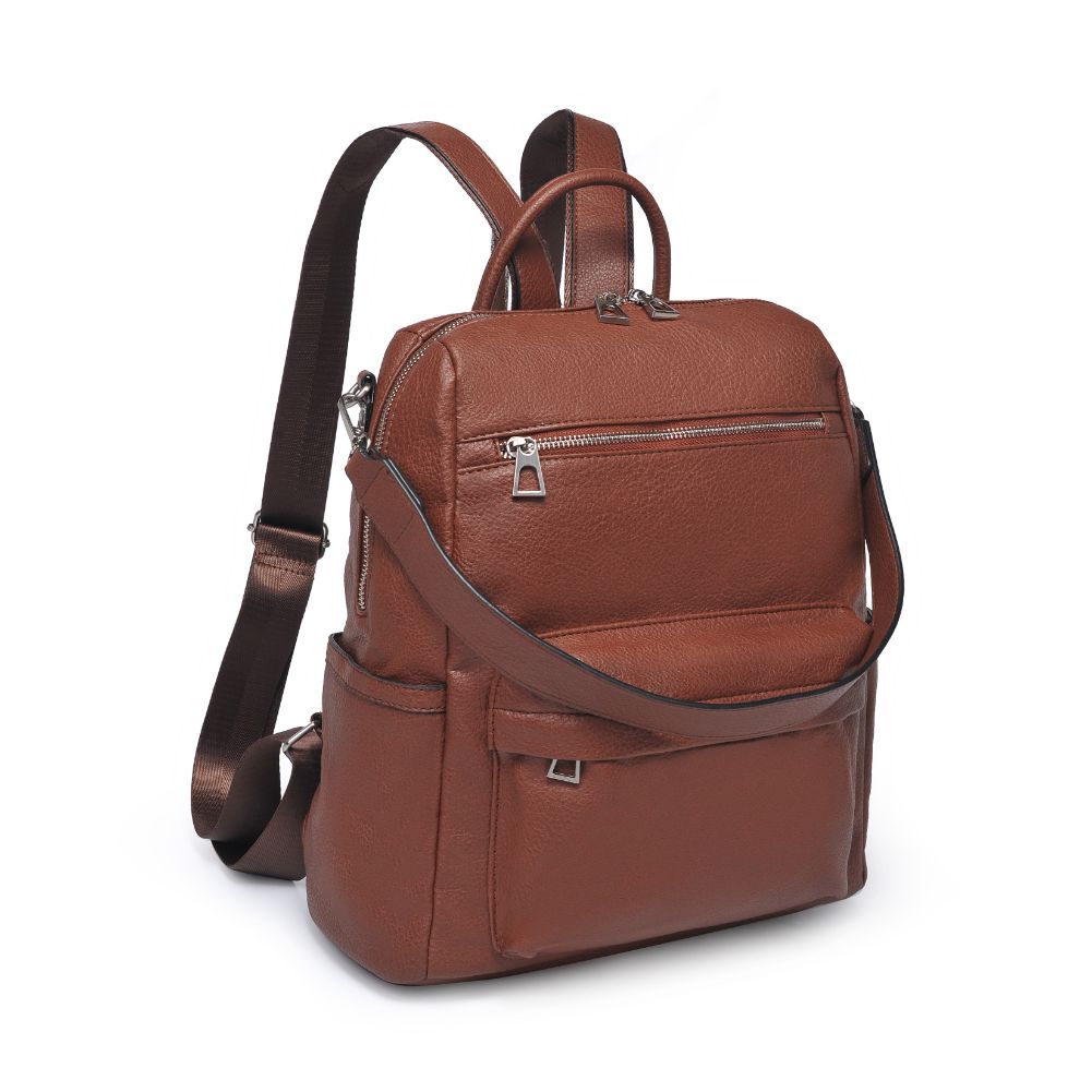 Product Image of Urban Expressions Galloway Backpack 840611118905 View 6 | Brown