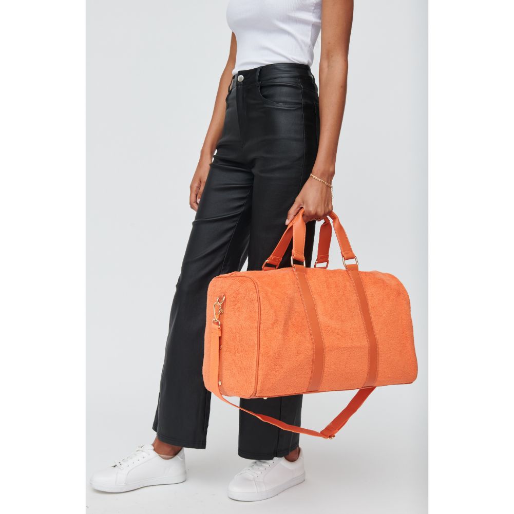 Woman wearing Orange Urban Expressions Perrie Weekender 840611102249 View 4 | Orange