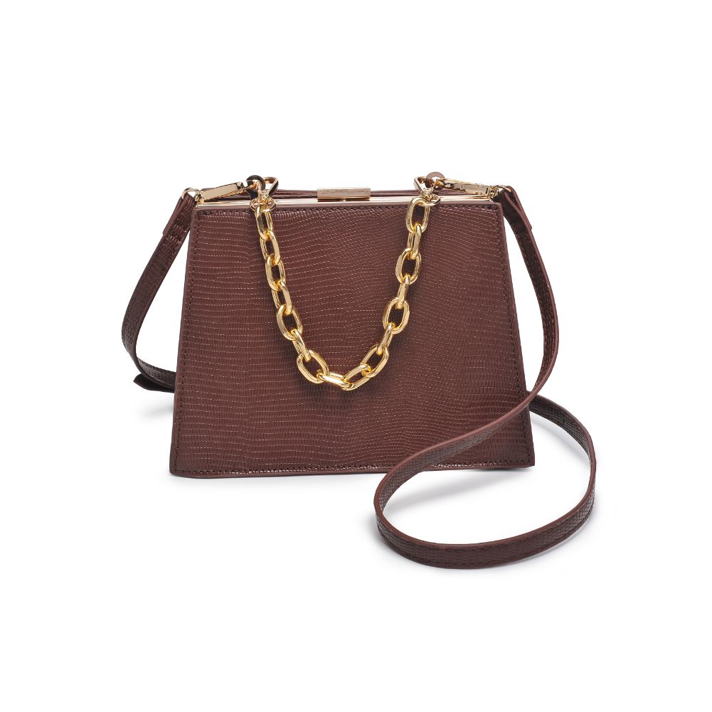 Product Image of Urban Expressions Della Crossbody 840611185075 View 5 | Chocolate