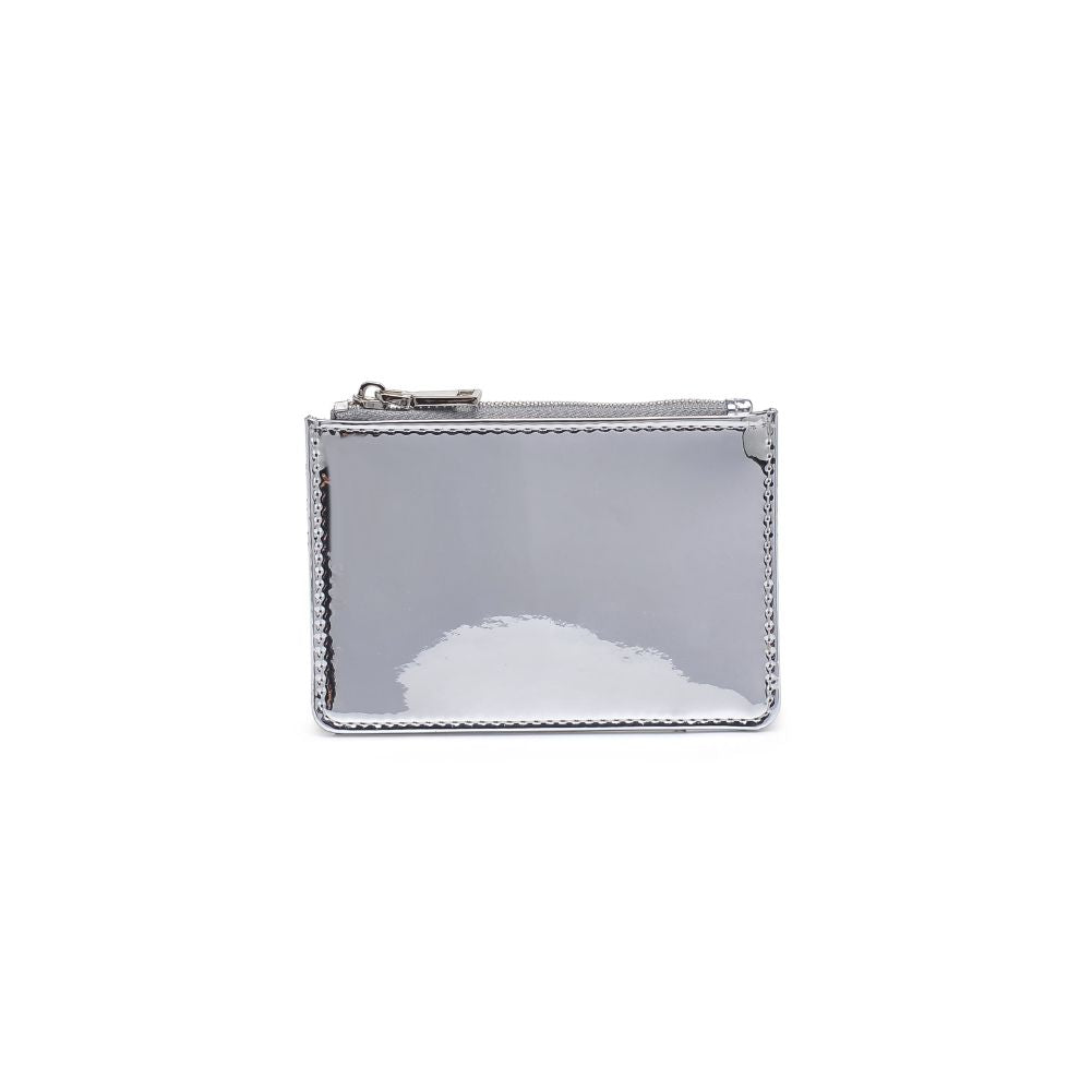 Product Image of Urban Expressions Afina - Mirror Metallic Card Holder 840611109767 View 5 | Silver