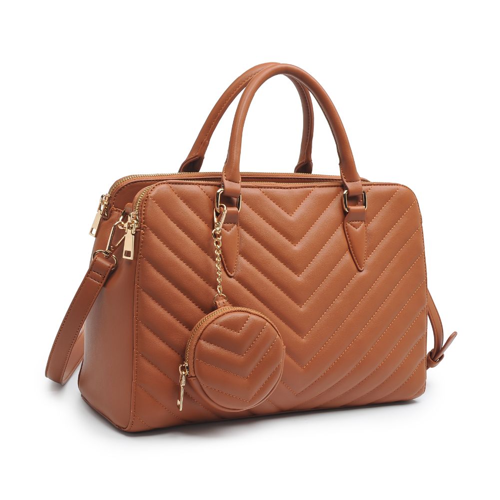 Product Image of Urban Expressions Amani Satchel 818209011747 View 6 | Tan
