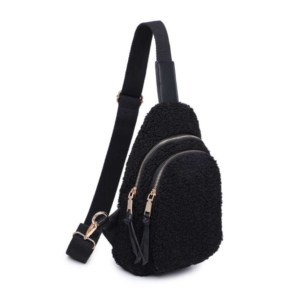 Product Image of Urban Expressions Ace - Sherpa Sling Backpack 840611120502 View 6 | Black
