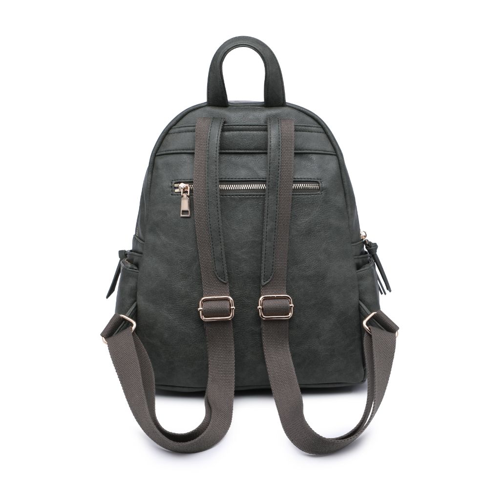 Product Image of Urban Expressions Scarlett Backpack 818209010733 View 7 | Hunter Green