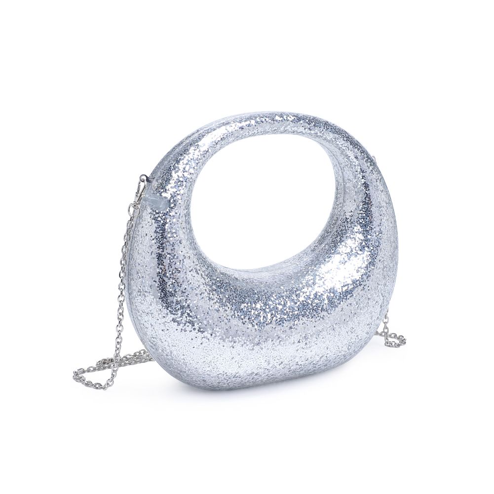 Product Image of Urban Expressions Trave Evening Bag 840611109989 View 2 | Silver