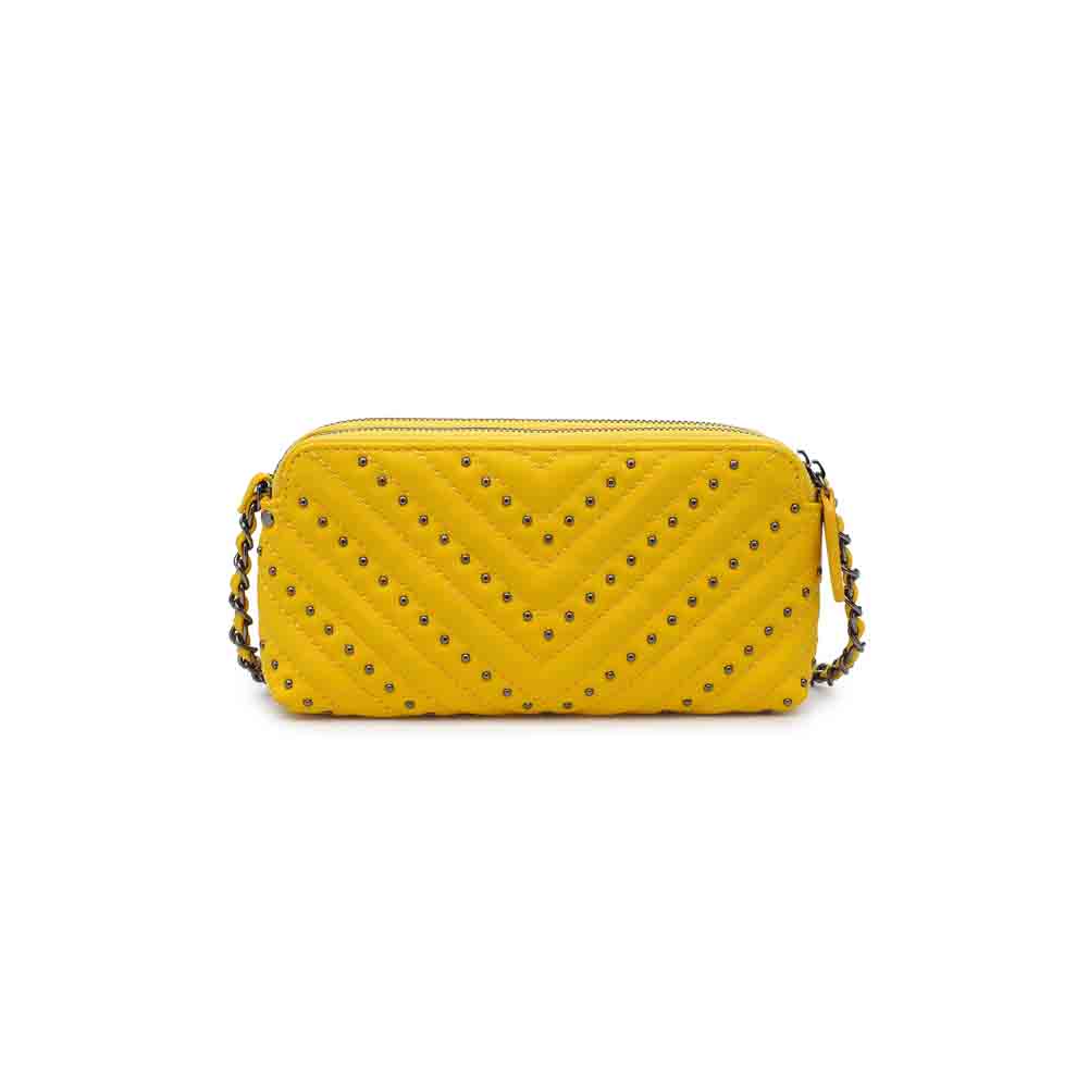 Product Image of Urban Expressions Kendra Crossbody NA-840611146328 View 3 | Mustard