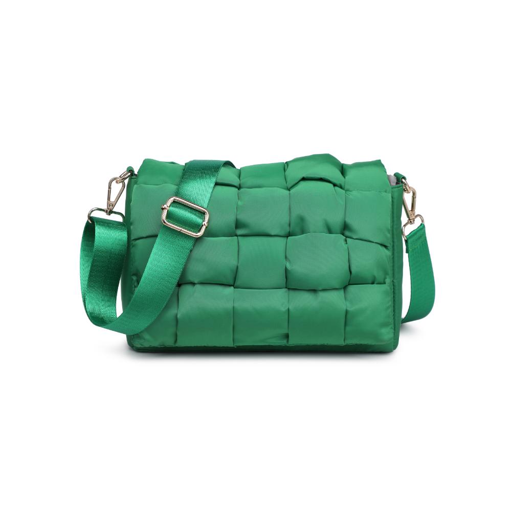 Product Image of Urban Expressions Rhodes Crossbody 840611131812 View 5 | Kelly Green