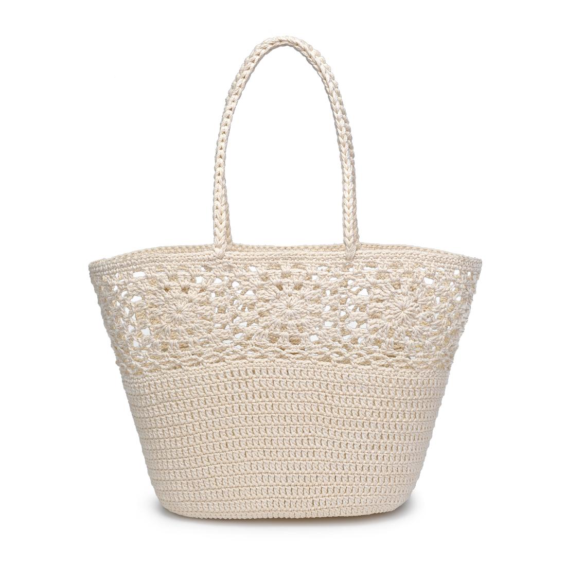 Product Image of Urban Expressions Hampton Tote 840611151032 View 7 | Ivory