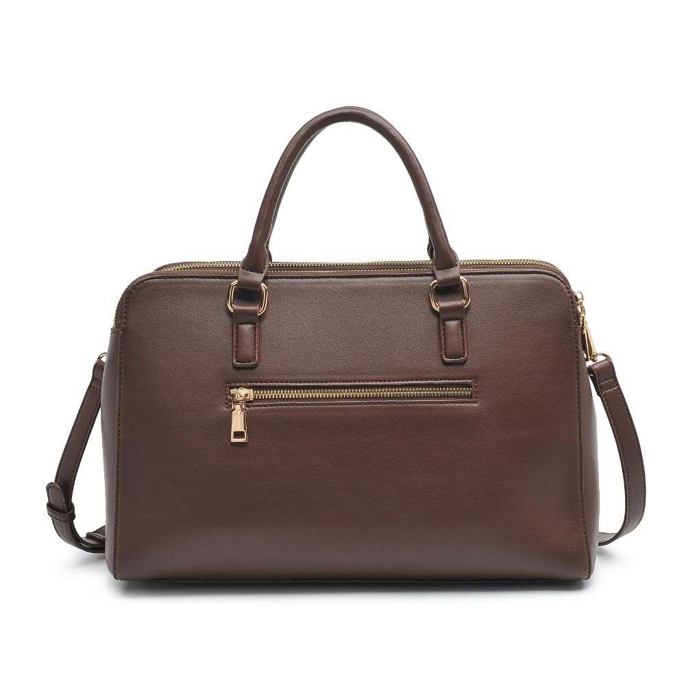 Product Image of Urban Expressions Amani Satchel 818209011730 View 7 | Chocolate