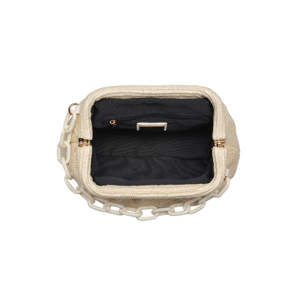 Product Image of Urban Expressions Solana Clutch 840611105745 View 8 | Ivory