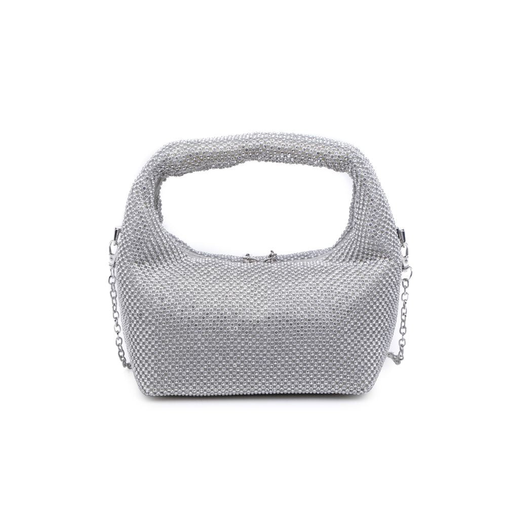 Product Image of Urban Expressions Raquel Evening Bag 840611110749 View 7 | Silver