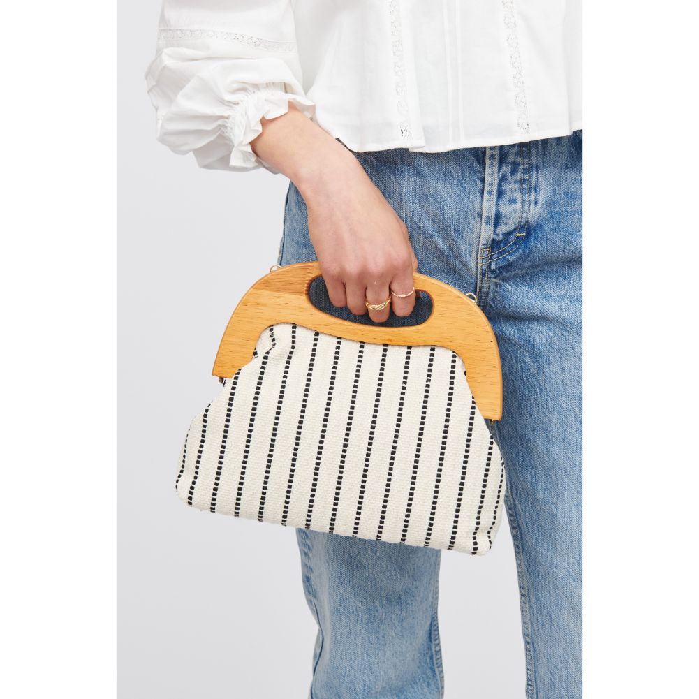 Product Image of Urban Expressions Java Clutch 840611100351 View 8 | White Black