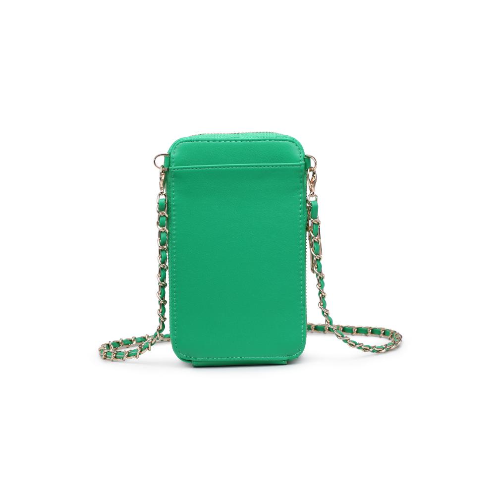 Product Image of Urban Expressions Bodie Cell Phone Crossbody 840611123381 View 7 | Kelly Green