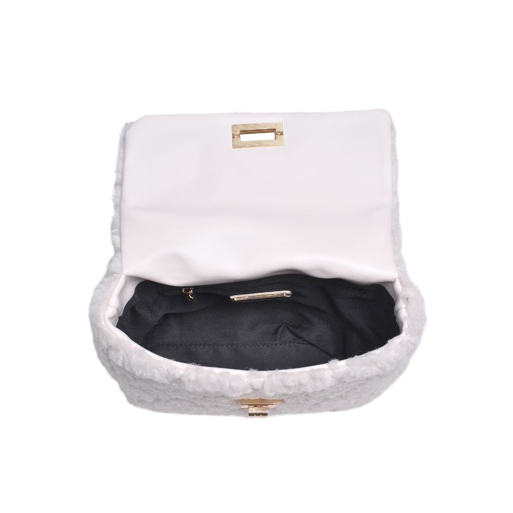 Product Image of Urban Expressions Corriedale - Sherpa Crossbody 840611100900 View 8 | Ivory