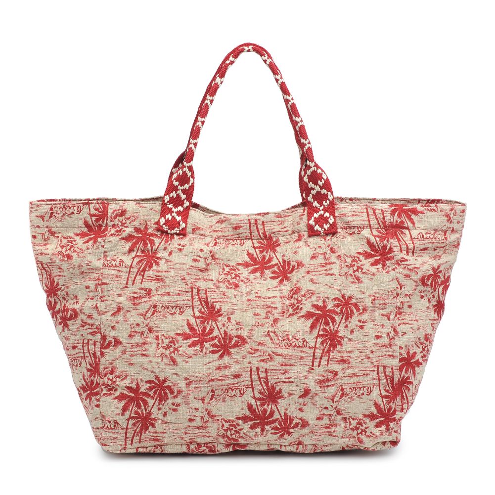 Product Image of Urban Expressions Marbella - Print Tote 818209015714 View 7 | Red