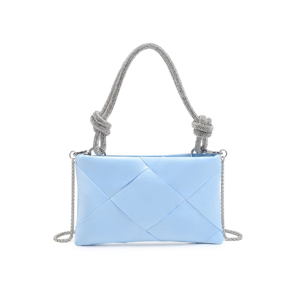 Product Image of Urban Expressions Valkyrie Evening Bag 840611100283 View 5 | Baby Blue