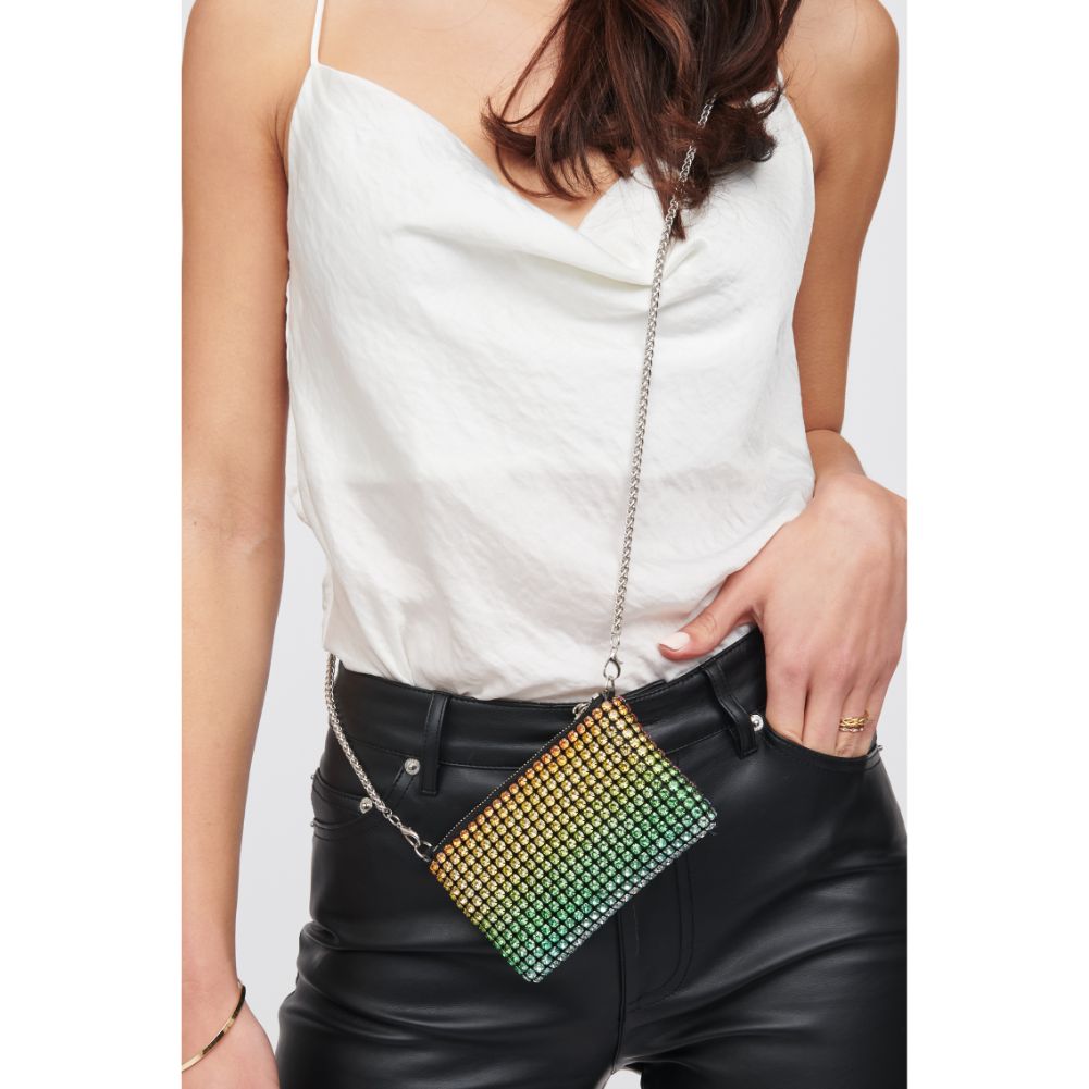 Woman wearing Multi Urban Expressions Christina Evening Bag 818209012829 View 1 | Multi