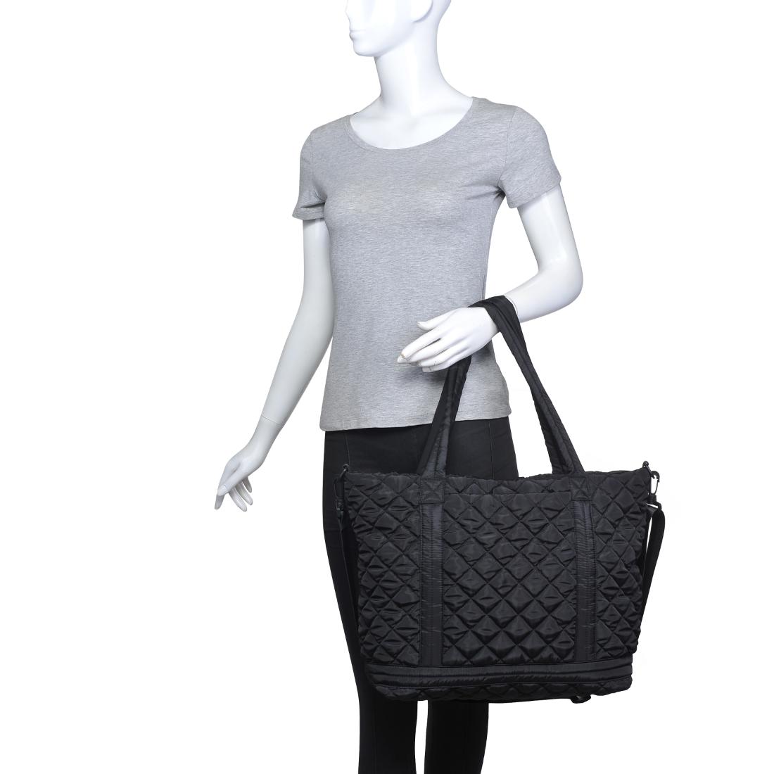 Product Image of Urban Expressions Lanya Tote 840611141552 View 5 | Black