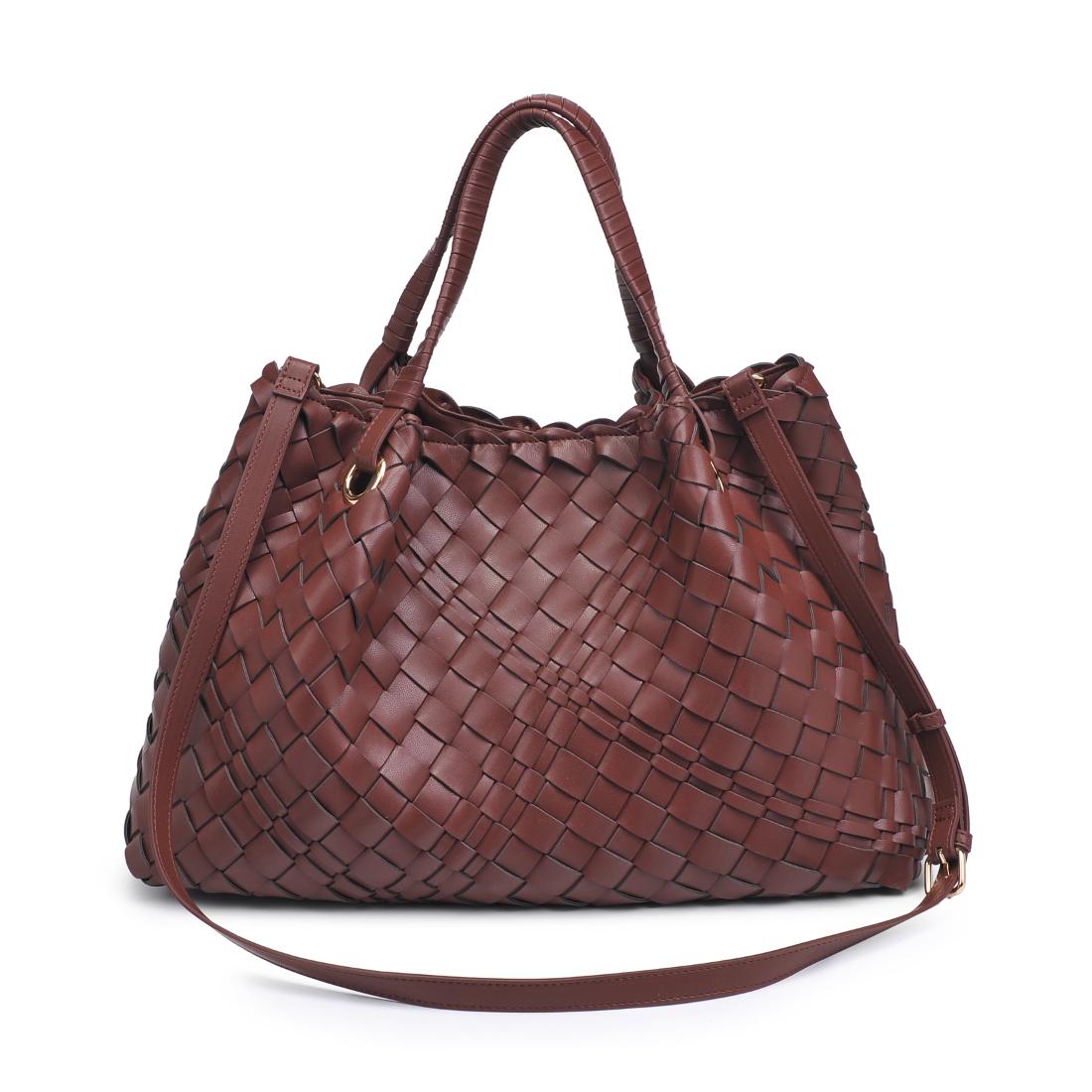 Product Image of Urban Expressions Natalie Tote 840611145796 View 3 | Chocolate