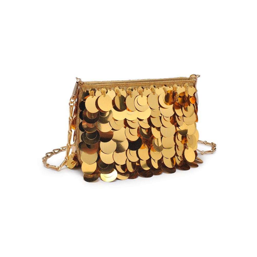 Product Image of Urban Expressions Gemma Evening Bag 840611113917 View 6 | Gold