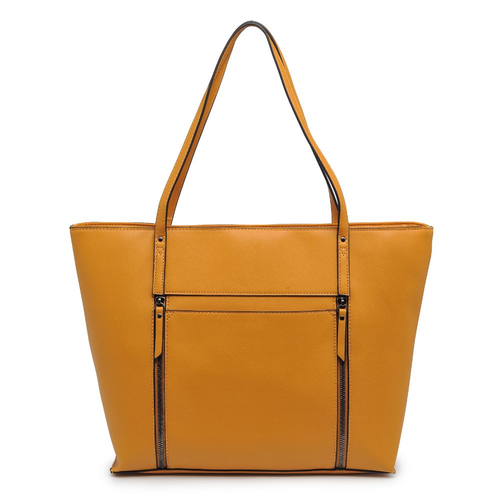 Product Image of Urban Expressions Louise Tote 818209015271 View 1 | Mustard