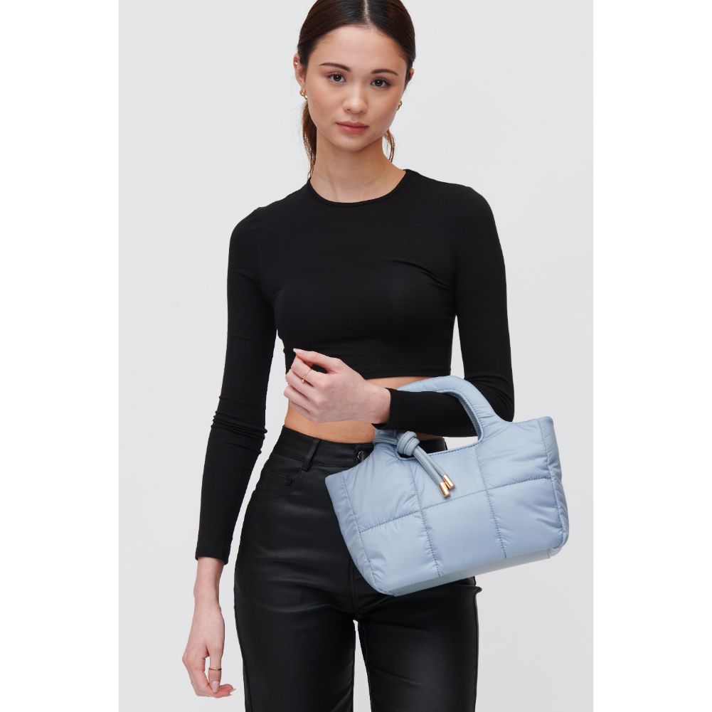 Woman wearing Blue Urban Expressions Quimby Crossbody 840611122223 View 2 | Blue