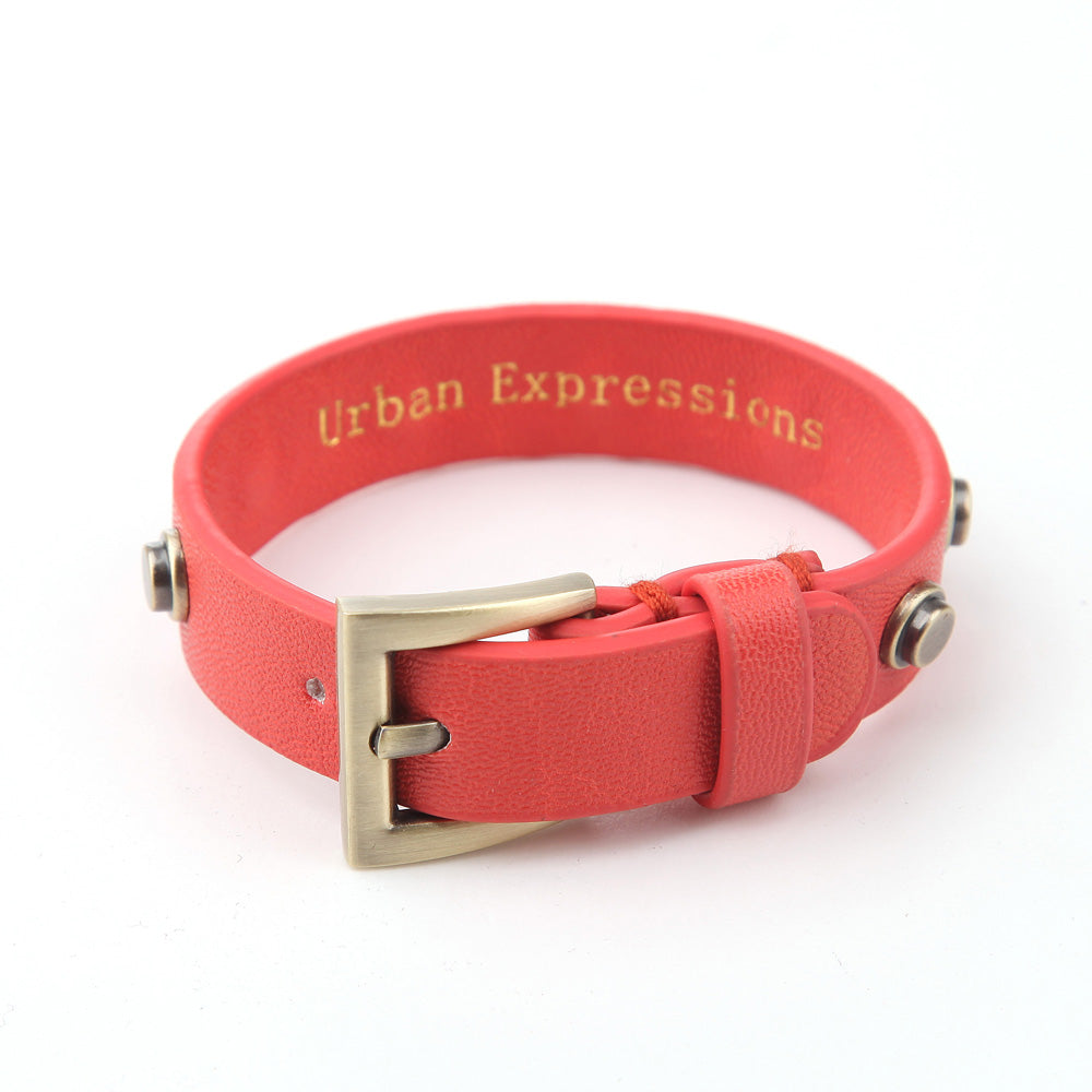 Product Image of Urban Expressions Hendrix Bracelet 818209020541 View 3 | Coral