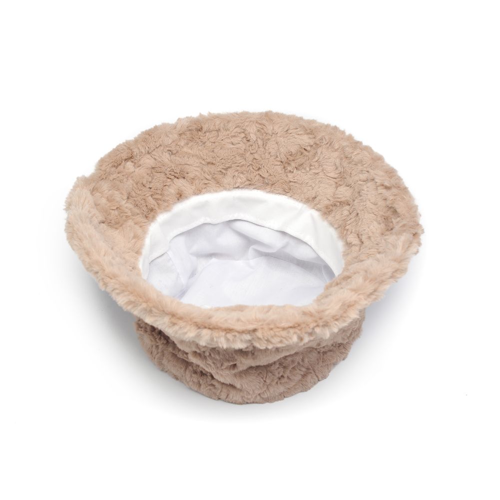 Product Image of Urban Expressions Faux Fur Bucket Hat Bucket Hat 818209014625 View 8 | Latte