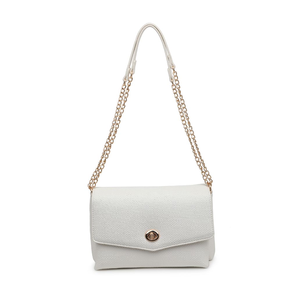 Product Image of Urban Expressions Wrenlee Crossbody 840611118424 View 5 | White