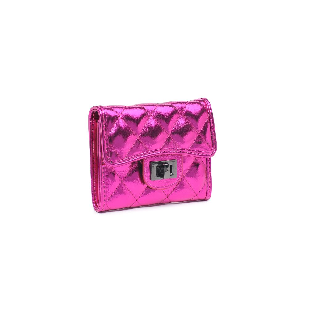 Product Image of Urban Expressions Shantel - Quilted Wallet 840611104786 View 6 | Fuchsia