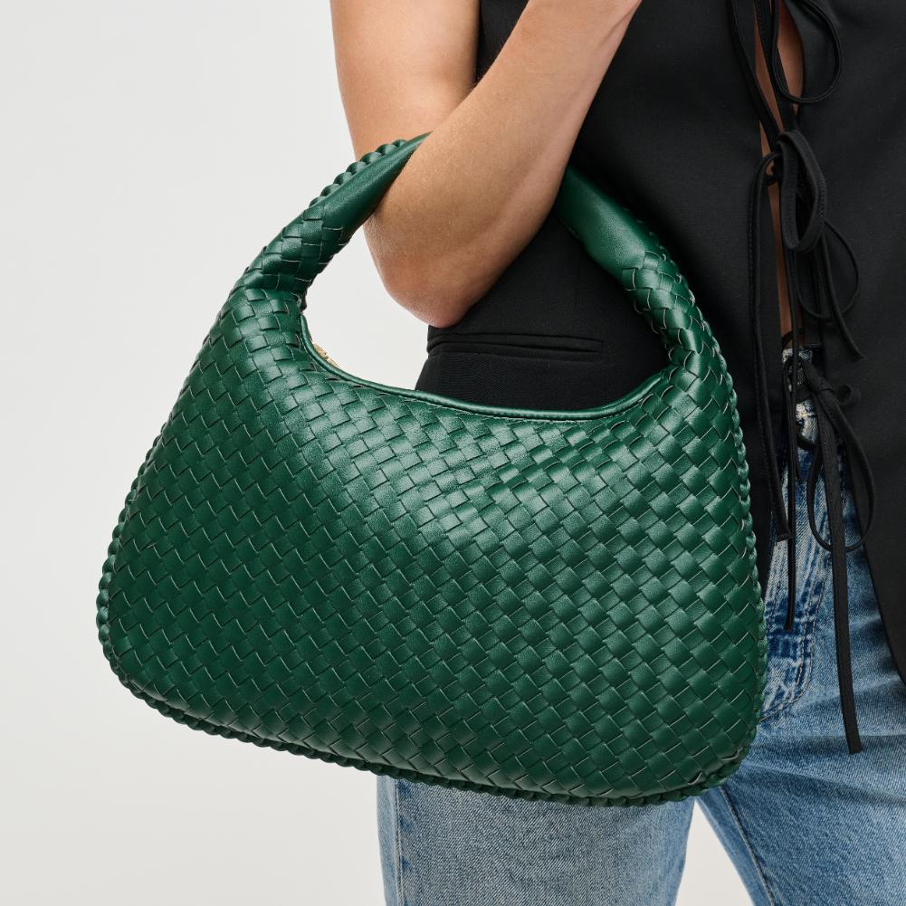 Woman wearing Emerald Urban Expressions Adela Hobo 840611134516 View 4 | Emerald