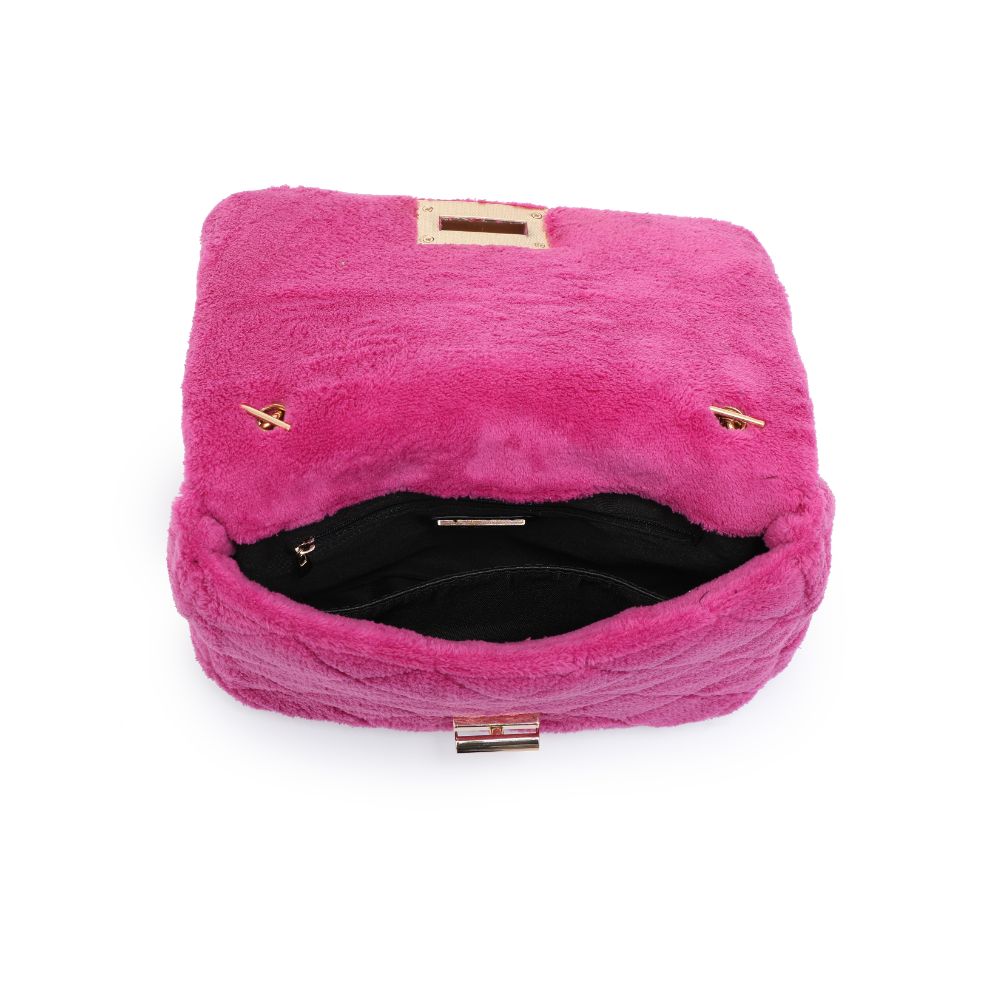 Product Image of Urban Expressions Keeley Sherpa Crossbody 840611102782 View 8 | Magenta