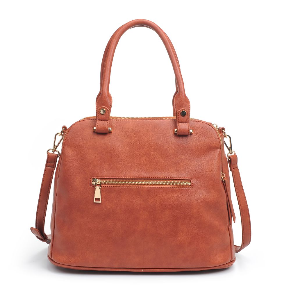 Product Image of Urban Expressions Noreen Satchel 840611185358 View 7 | Rust