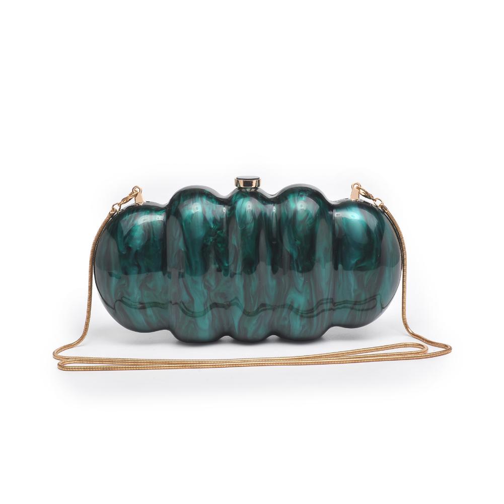 Product Image of Urban Expressions Myla Evening Bag 840611127747 View 7 | Emerald