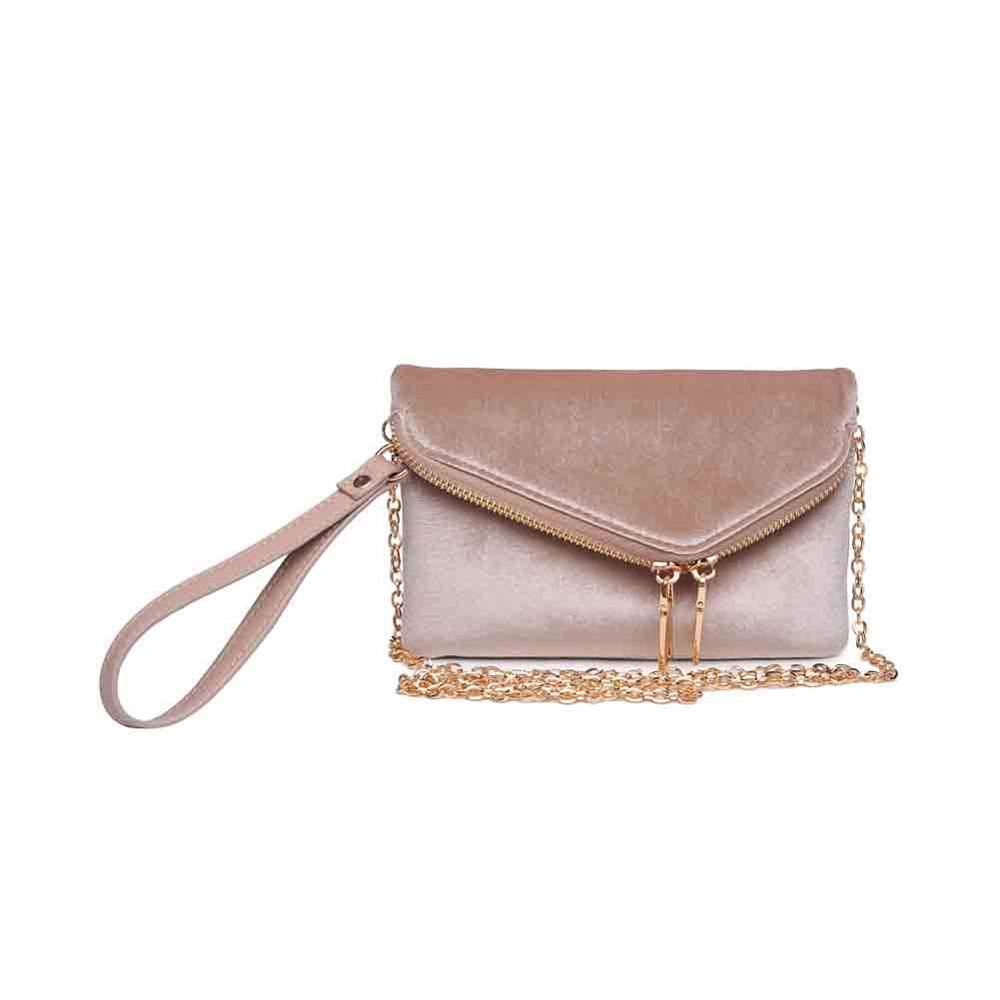 Product Image of Urban Expressions Lucy - Velvet Wristlet 840611133878 View 1 | Natural