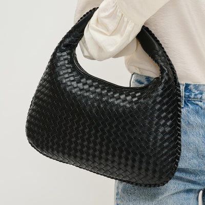 Woman wearing Black Urban Expressions Adela Hobo 840611134479 View 1 | Black