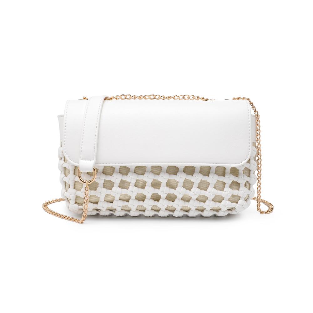 Product Image of Urban Expressions Erin Crossbody 840611128553 View 5 | White