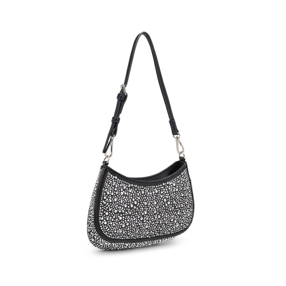 Product Image of Urban Expressions Fantasia Evening Bag 840611106025 View 6 | Black Silver