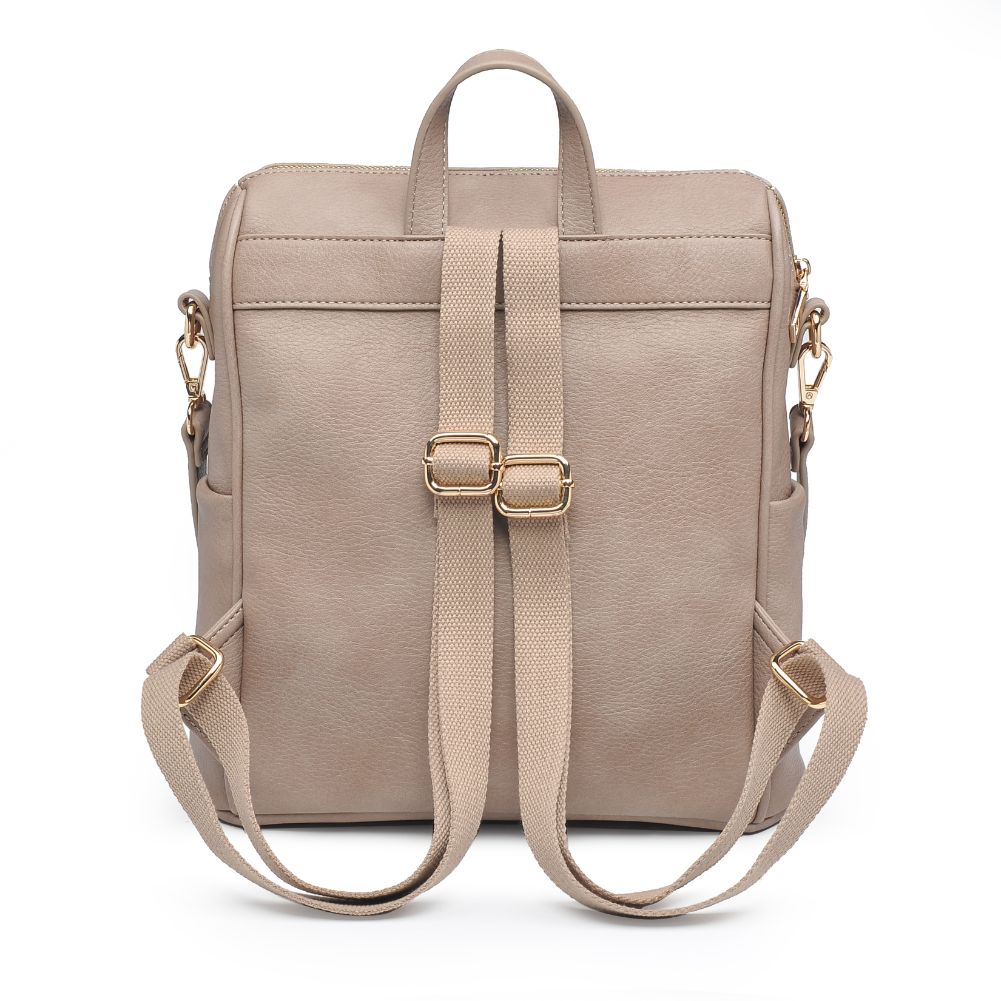 Product Image of Urban Expressions Caroline Backpack 840611103512 View 7 | Taupe