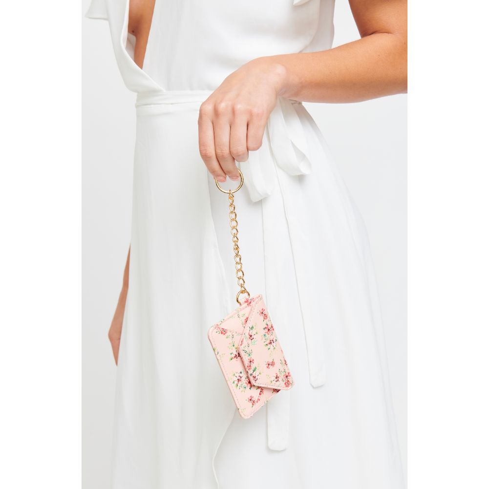 Woman wearing Ballet Urban Expressions Gia - Floral Card Holder 840611181855 View 2 | Ballet