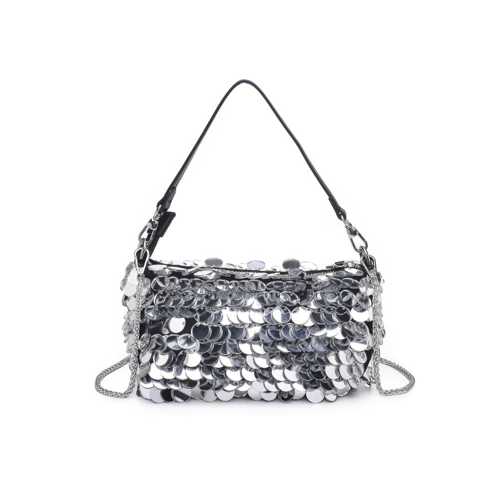 Product Image of Urban Expressions Twiggy Evening Bag 840611110114 View 7 | Silver