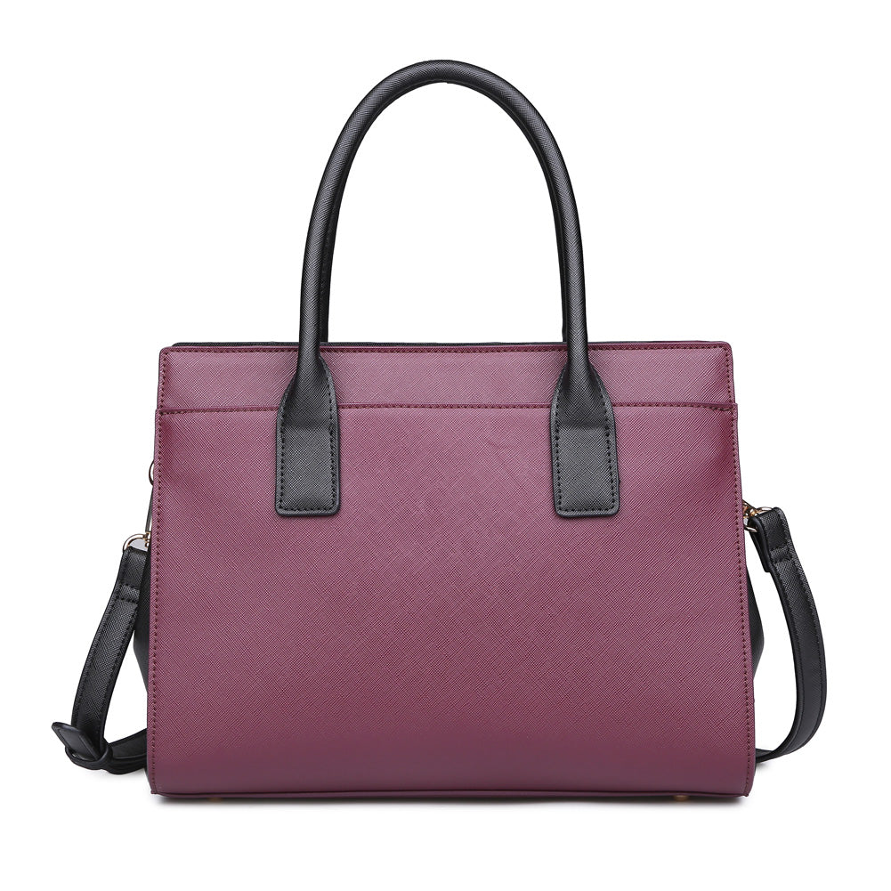 Product Image of Urban Expressions Delancey Tote NA-840611153593 View 5 | Burgundy