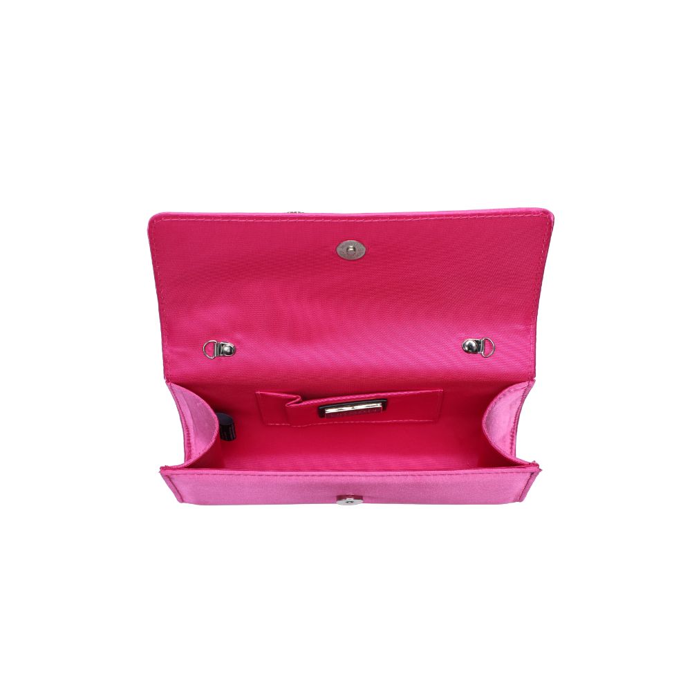 Product Image of Urban Expressions Karlie - Bow Tie Evening Bag 840611104311 View 8 | Fuchsia
