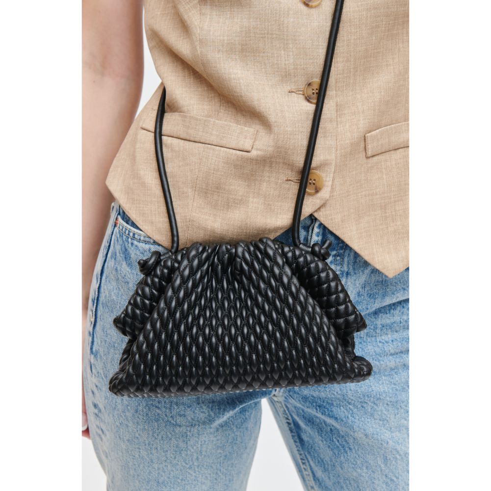 Woman wearing Black Urban Expressions Elise Crossbody 840611118356 View 4 | Black