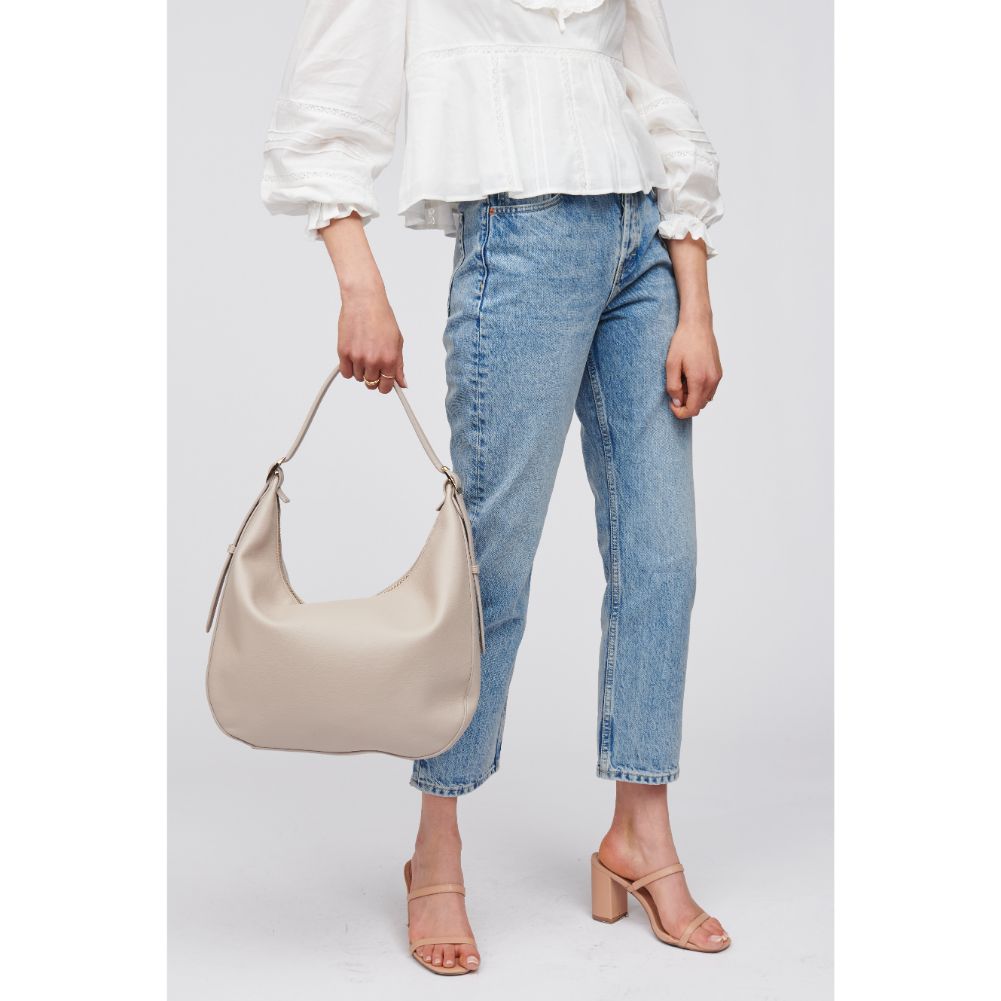 Woman wearing Bone Urban Expressions Stacy Hobo 818209016926 View 2 | Bone