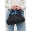 Woman wearing Black Urban Expressions Solana Clutch 840611105684 View 1 | Black