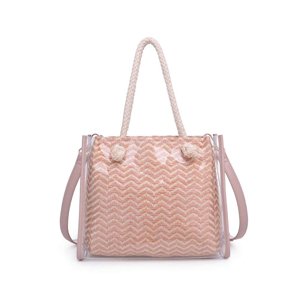 Product Image of Urban Expressions Paradise Mini Tote 840611160768 View 3 | Blush