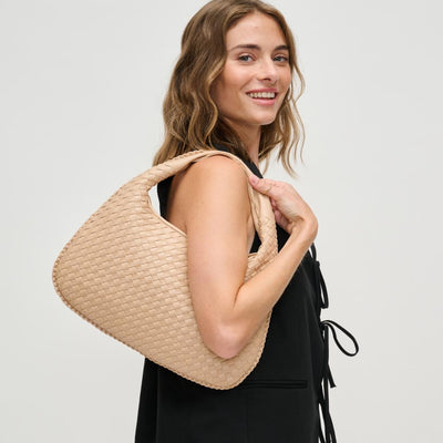 Woman wearing Natural Urban Expressions Adela Hobo 840611134493 View 1 | Natural