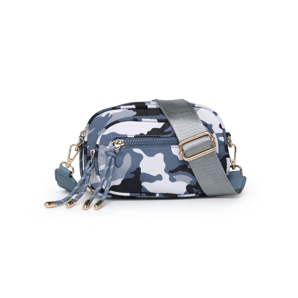 Product Image of Urban Expressions Kate Crossbody 840611177636 View 1 | Blue Camo