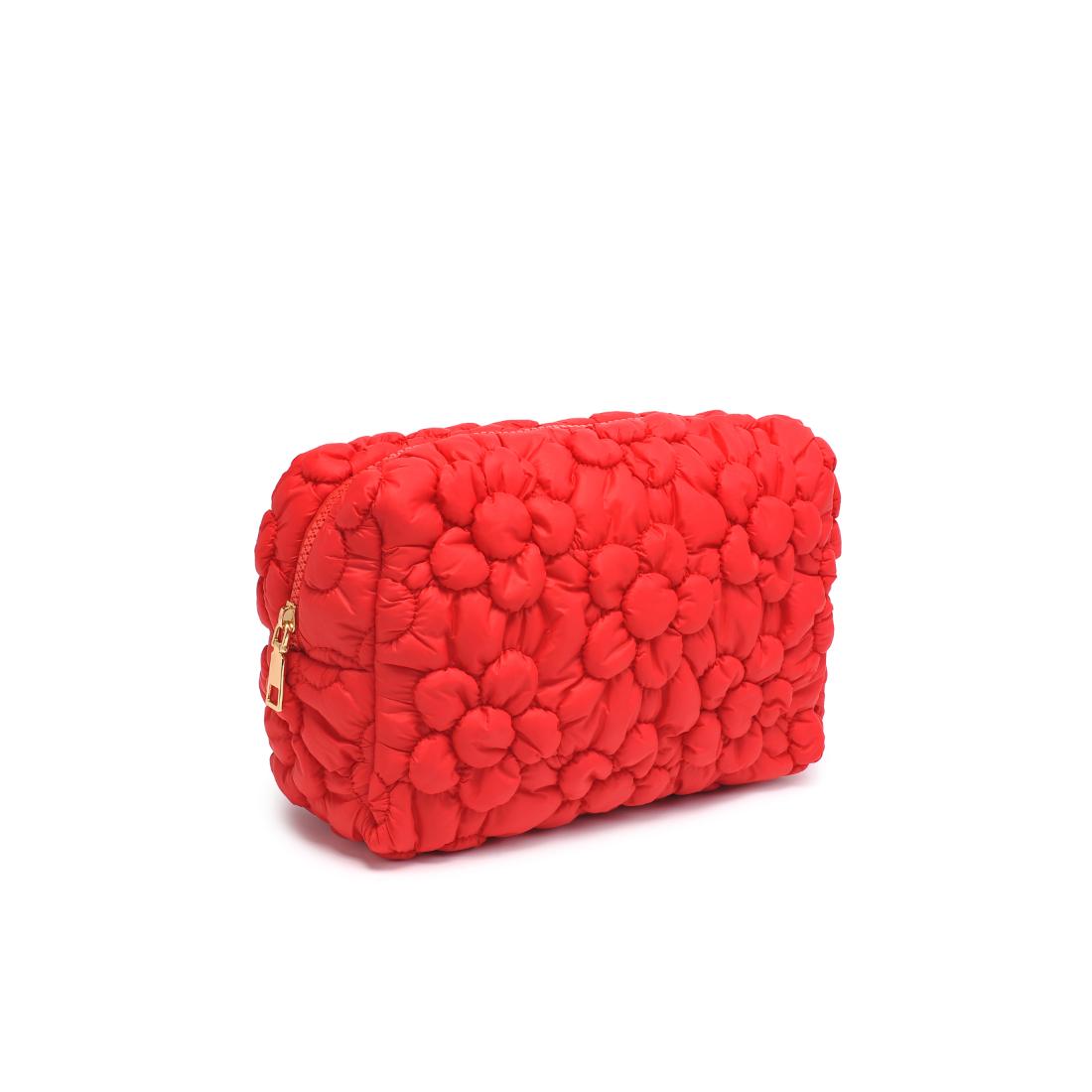 Product Image of Urban Expressions Flora Pop - Nylon Cosmetic Pouch 840611144232 View 6 | Red